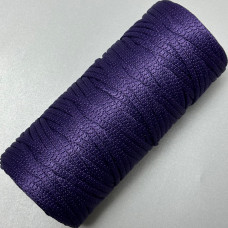 Dark violet polyester cord, 4 mm soft