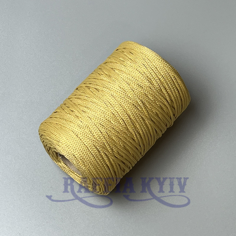 Turmeric polyester cord, 2 mm