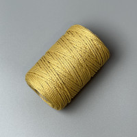 Turmeric polyester cord, 3 mm