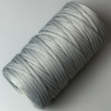 Старый серый полиэфирный шнур, 5 мм