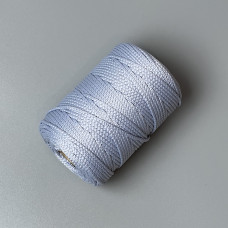Grey blue polyester cord, 3 mm