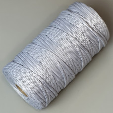 Grey blue polyester cord, 5 mm