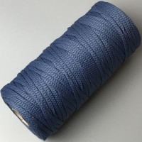 Jeans polyester cord, 4 mm soft