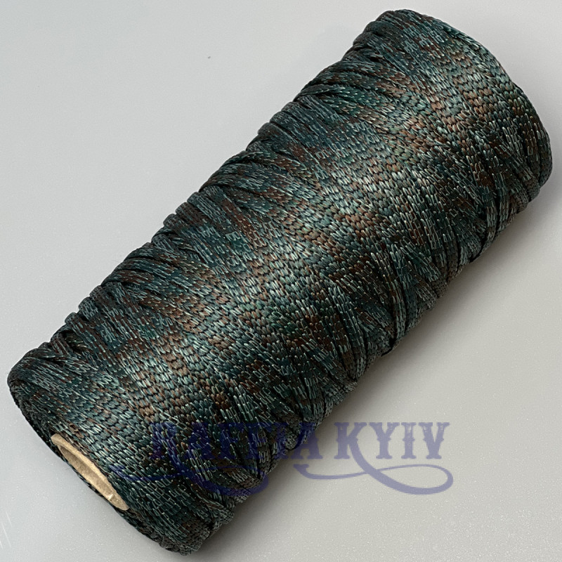 "Джунглі" меланжевий поліефірний шнур, 4 мм софт