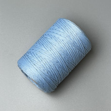 Світло-блакитний поліефірний шнур, 2 мм