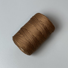 Светло-коричневый полиэфирный шнур, 3 мм