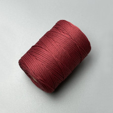 Світло-бордовий поліефірний шнур, 2 мм
