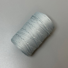 Light grey polyester cord, 3 mm