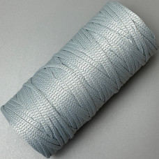 Light grey polyester cord, 4 mm soft
