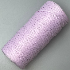 Light purple polyester cord, 4 mm soft