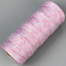 "Marshmallow" melange polyester cord, 4 mm soft