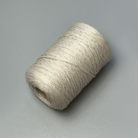 Milk polyester cord, 2 mm