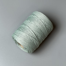 Mint polyester cord, 2 mm