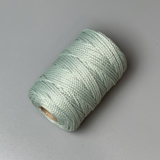 Mint polyester cord, 3 mm