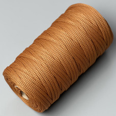 Mustard polyester cord, 5 mm