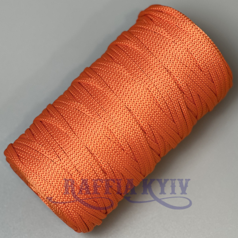 Оранж полиэфирный шнур, 5 мм