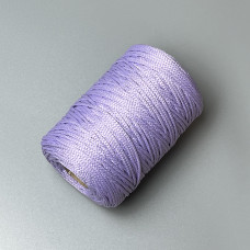 Pale purple polyester cord, 2 mm, with slight contamination