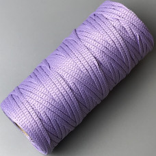 Pale purple polyester cord, 4 mm soft