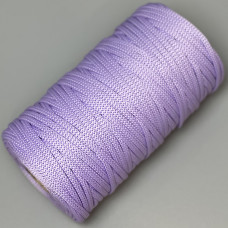 Нежно-фиолетовый полиэфирный шнур, 5 мм