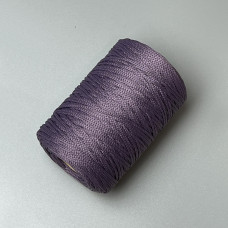 Пастельно-фиолетовый полиэфирный шнур, 2 мм