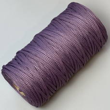 Pastel violet polyester cord, 5 mm