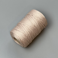 Pink haze polyester cord, 3 mm