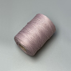 Pink powder polyester cord, 2 mm