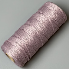 Pink powder polyester cord, 4 mm soft