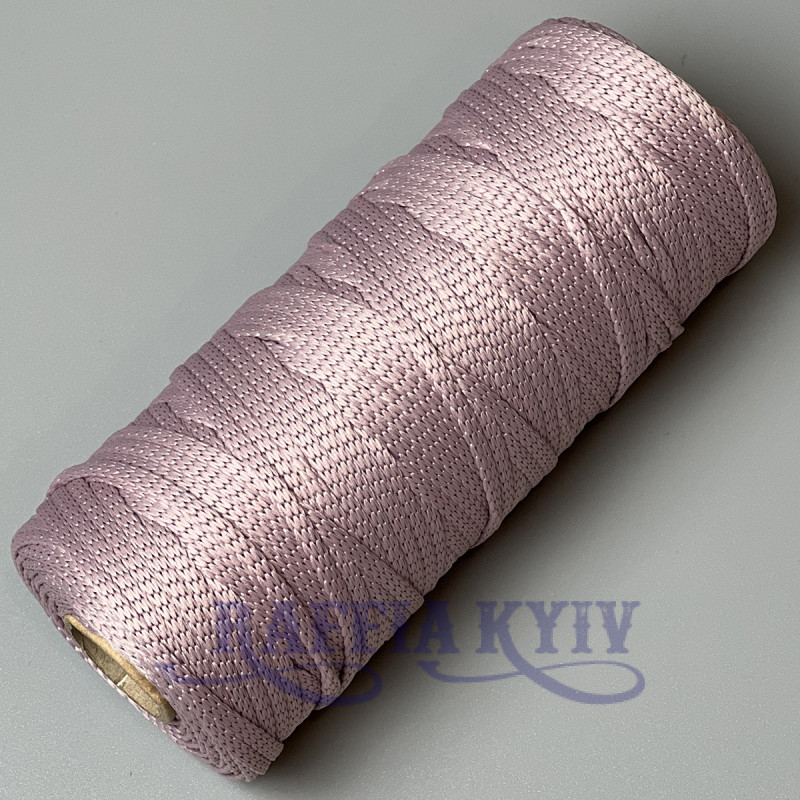 Рожева пудра поліефірний шнур, 4 мм софт