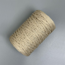 Powder with lurex polyester cord, 3 mm