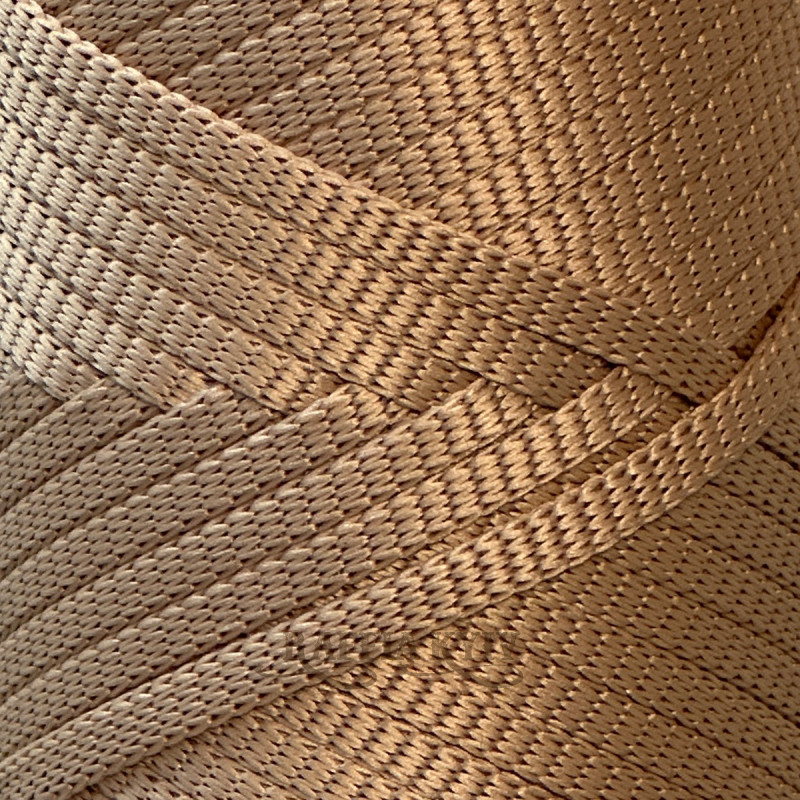 4 mm Beige Powder ribbon polyester cord Raffia™ Kyiv