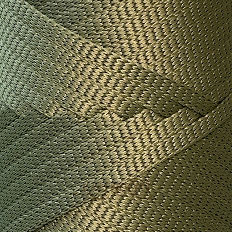 4 мм олива плаский поліефірний шнур Raffia™ Kyiv