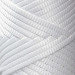 4 мм білий плаский поліефірний шнур Raffia™ Kyiv