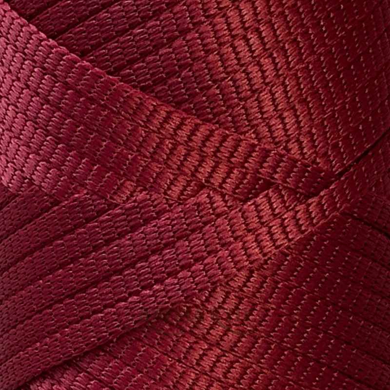 4 мм бордовий плаский поліефірний шнур Raffia™ Kyiv