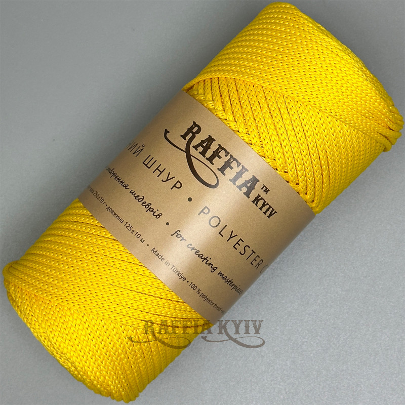 3,5 мм Yellow полиэфирный шнур