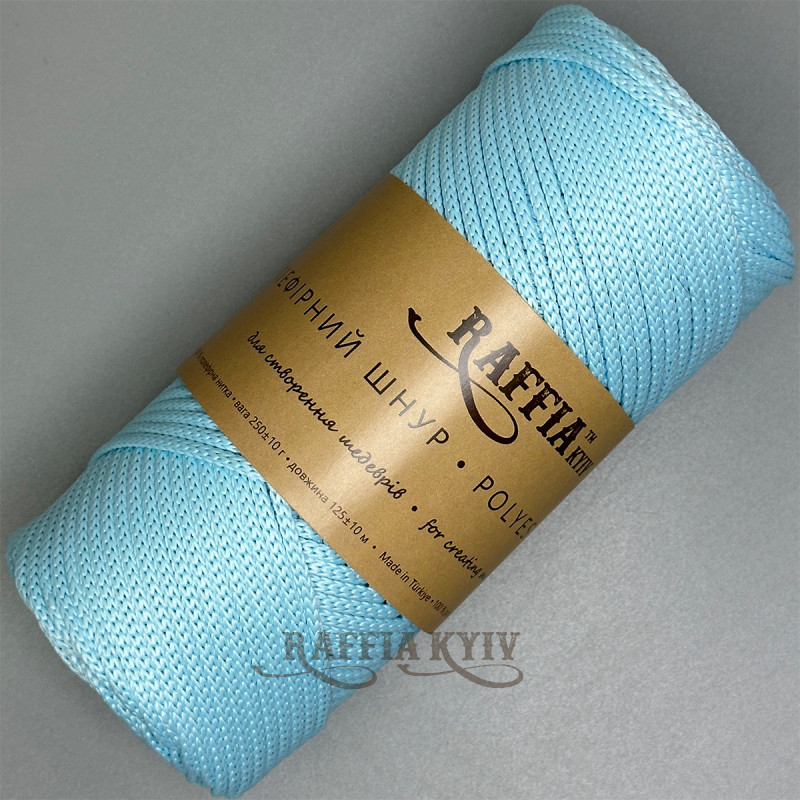 3,5 мм Tiffany Blue поліефірний шнур
