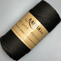 3.5 mm Black Brown polyester cord