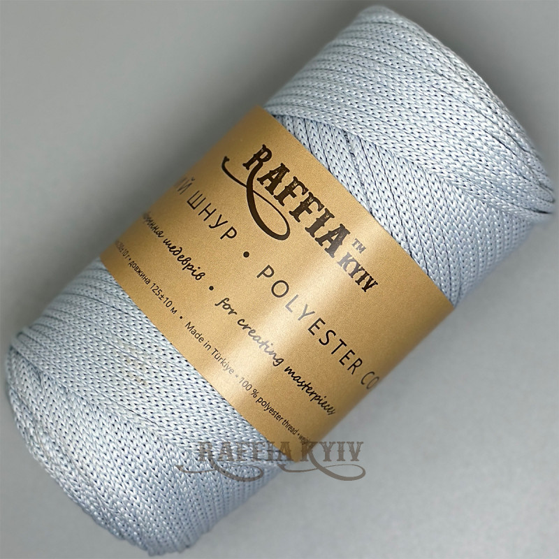 3.5 mm Pale Blue polyester cord