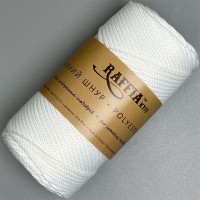 3.5 mm White polyester cord