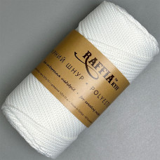 3.5 mm White polyester cord