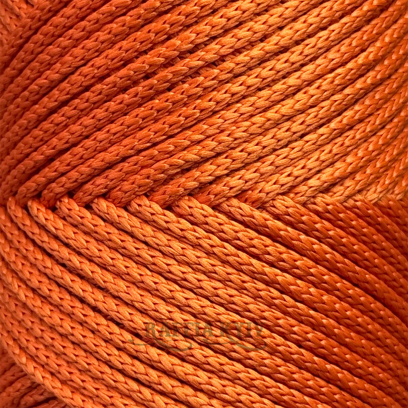3,5 мм помаранчевий поліефірний шнур Raffia™ Kyiv