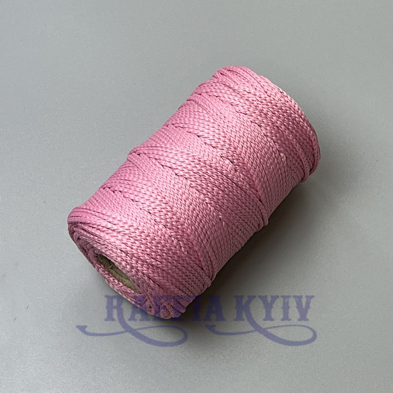 Raspberries polyester cord, 3 mm