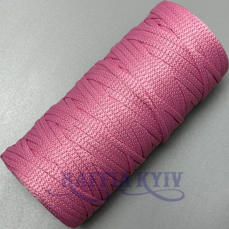 Raspberries polyester cord, 4 mm soft