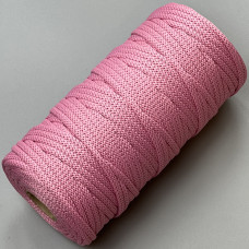Raspberry polyester cord, 5 mm