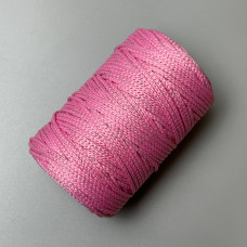 Малина з люрексом поліефірний шнур, 3 мм