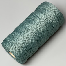 Sage polyester cord, 4 mm soft