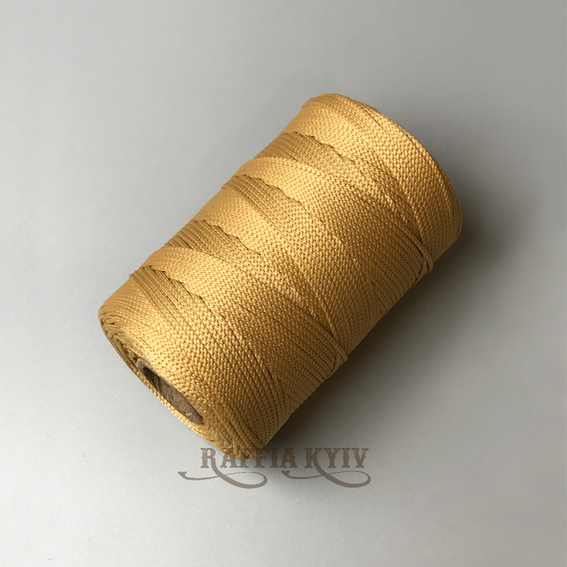 Sand polyester cord, 2 mm