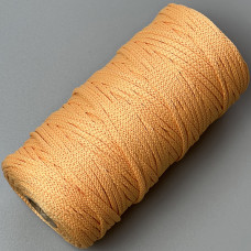 Tea rose polyester cord, 5 mm
