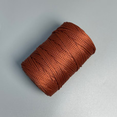 Terracotta polyester cord, 3 mm