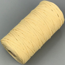 Vanilla polyester cord, 5 mm
